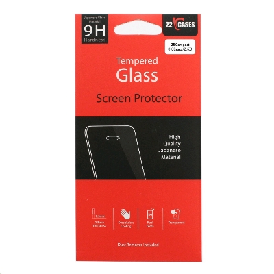 Picture of For Sony Xperia Z5 mini...3mm screen protector 9H Hard 2.5D Arc Edge Round Border Screen Protector with Clean Tools