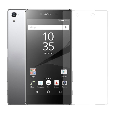 Picture of For Sony Xperia Z5 Premium....3mm screen protector 9H Hard 2.5D Arc Edge Round Border Screen Protector with Clean Tools