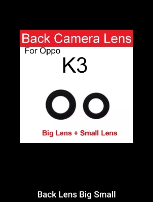 Picture of For Oppo K3 main camera glass Rear Facing Camera Glass Lens Replacement