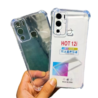 Picture of Infinix Hot 12i Clear Cover Soft Thin Anti-Scratches Crystal Case(Transparent)