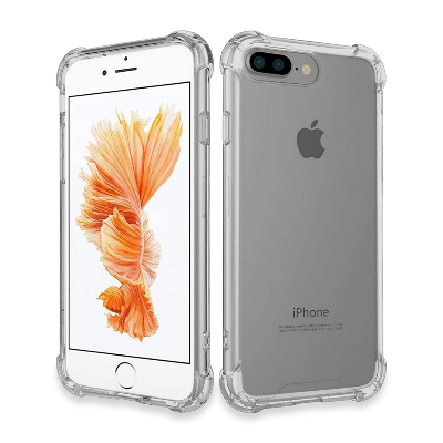 Picture of iPhone_7/8/SE 2/SE 3  Premium Silicone Case Crystal Clear Soft TPU Ultra-Thin Transparent Flexible Protective Mobile Phone Back Cover