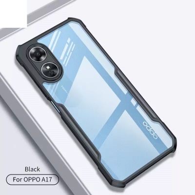 Picture of For Oppo A17 Transparent CXunddo Shockproof Back Cover Phone Case
