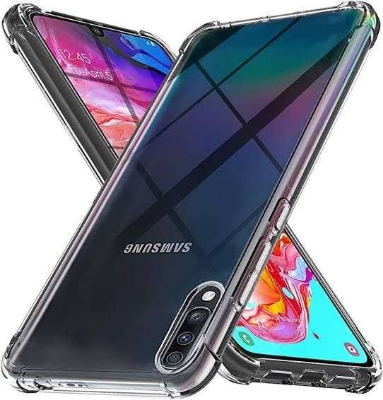 Picture of Samsung Galaxy A70/A70s Premium Silicone Case Crystal Clear Soft TPU Ultra-Thin Transparent Flexible Protective Mobile Phone Back Cover