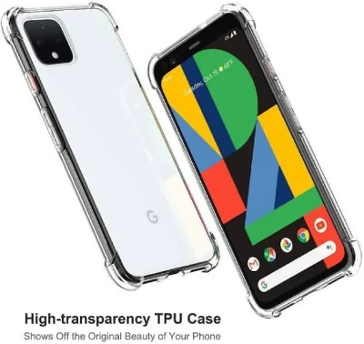 Picture of For Google Pixel 4XL Soft Silicon Bumper Transparent Case Back Cover