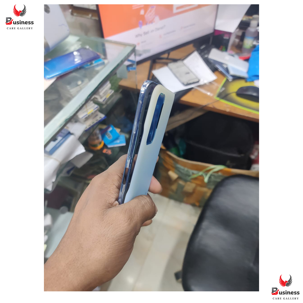 Picture of Replacement Backshell Panel + midel frame for Xiaomi Redmi Note 10 Pro/redmi note 10 pro max Battery Back Door Back panel