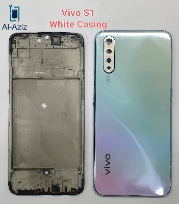 Picture of Vivo s1 সম্পূর্ণ বডি কেসিং হাউজিং রিপ্লেসমেন্ট ব্যাক গ্লাস মাঝারি ফ্রেম lcd রিং ক্যামেরা গ্লাস রিয়ার ব্যাটারি ডোর কভার