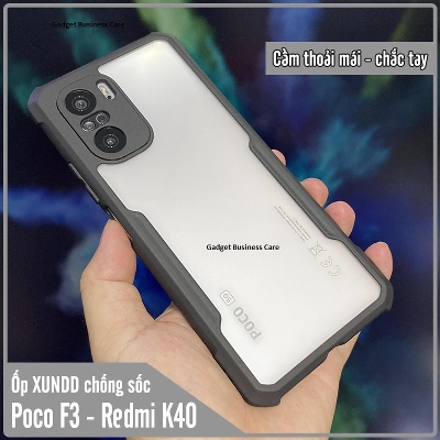 Picture of Original For Xiaomi Poco F3 / K40 / K40 pro Transparent CXunddo Shockproof Back Cover Phone Case