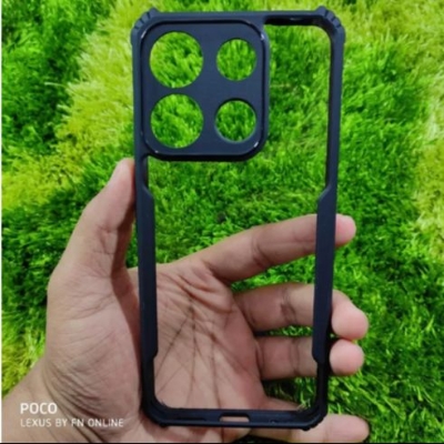 Picture of For Itel A60 Xunddu Shockproof Clear back Cover For Itel A60 Back Cover