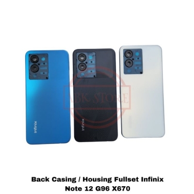 Picture of Original Terlaris! BACK CASING KESING HOUSING INFINIX NOTE 12 G96 X670 BACKDOOR