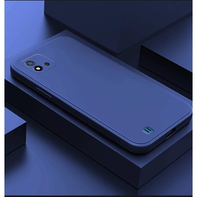 Picture of For Realme Narzo 50i Liquid Silicone Soft Gel Rubber Shockproof Cover For Realme Narzo 50i Phone Case - Phone Back Cover -