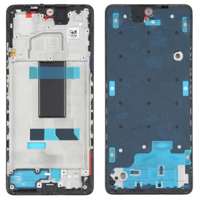 Picture of Replacement Complete Housing Full Body Compatible with Xiaomi Redmi Note 12 Pro 5G Glass Original Back Panel / Back Shell and LCD Frame with Volume Buttons