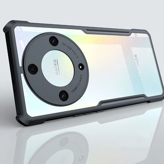 Picture of Honar x9a side bumper camera production back clear case for honor