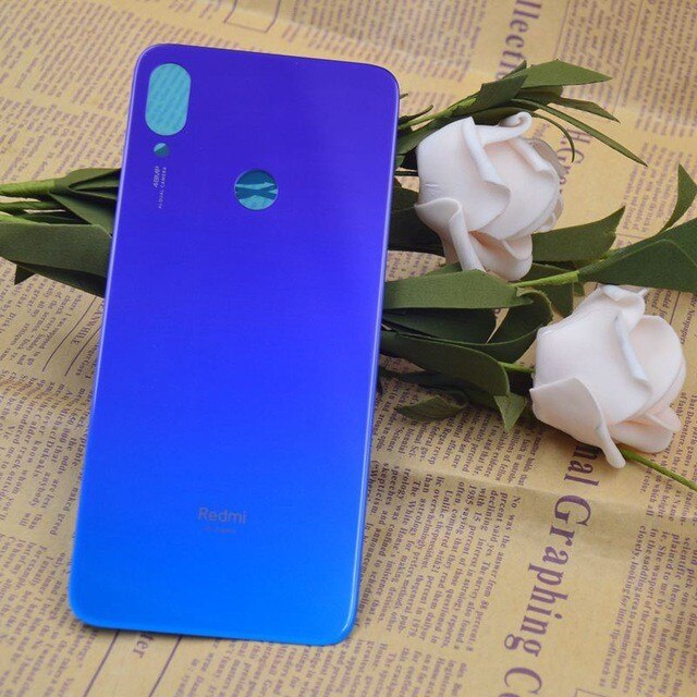 Picture of Xiaomi redmi note 7 এর জন্য ব্যাটারি ব্যাক ডোর প্যানেল ব্যাক গ্লাস হাউজিং বডি