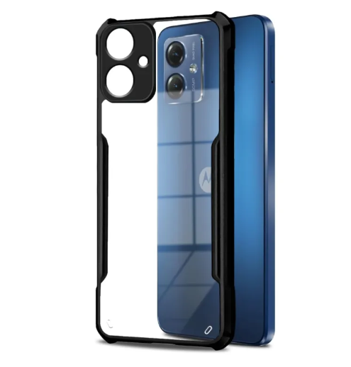 Picture of For Motorola Moto G14 Luxury Raised Edges Protect Camera And Screen Xund Shockproof Transparent Durable And Reliable Clear Phone Back Covers