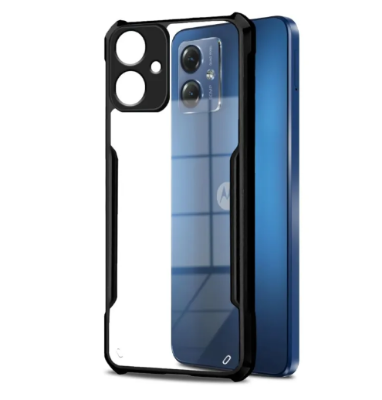 Picture of For Motorola Moto G14 Luxury Raised Edges Protect Camera And Screen Xund Shockproof Transparent Durable And Reliable Clear Phone Back Covers