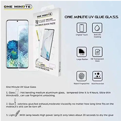Picture of For Huawei Honar X9A Transparent UV Light Adhesive Tempered Glass Screen Protector