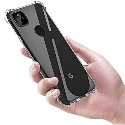 Picture of For Google Pixel 4A 5G Flexible Clear Transparent Soft TPU Back Case Cover