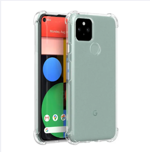 Picture of For Google Pixel 4A 5G Flexible Clear Transparent Soft TPU Back Case Cover