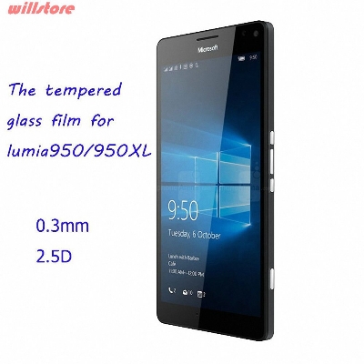 Picture of For Microsoft Lumia 950....3mm screen protector 9H Hard 2.5D Arc Edge Round Border Screen Protector with Clean Tools