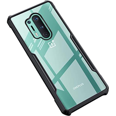 Picture of For OnePlus 8 Pro - Transparent Silica Gel Matte ShockProof Slim Thin Back Cover Phone Case With Bumper