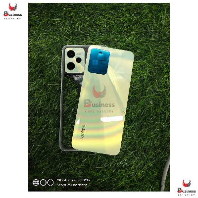 Picture of Replacement Backshell Panel + midel frame for Realme C35 Edition Battery Back Door Back panel