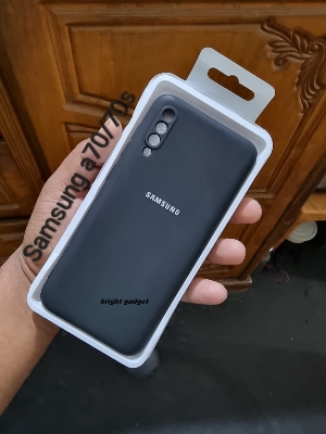 Picture of For Samsung Galaxy A70 A70s Luxury Soft touch Finish Silicone Cases Shockproof Camera Bumper Protective Trendy Stylish Silicon Back Covers