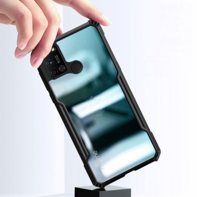 Picture of For Realme 7i / Realme C17 Mobile Cover Cushion Back Clear Hard Cover Casing