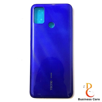 Picture of টেকনো স্পার্ক 6 এয়ারের জন্য ব্যাক প্যানেল কভার-নীল-কালো-সাদা