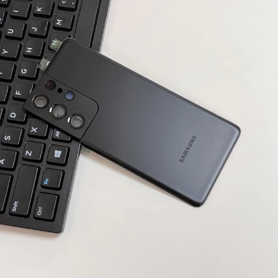 Picture of Original Back Panel Cover+battery Back Cover for SSamsung Galaxy S21 Ultra + Camera frame