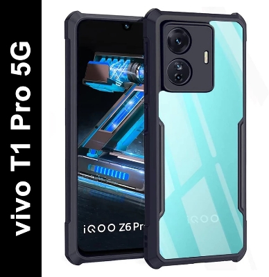 Picture of Vivo T1 Pro (5G) iQOO Z6 Pro (5G) Case Back Cover Shockproof Bumper Crystal Clear