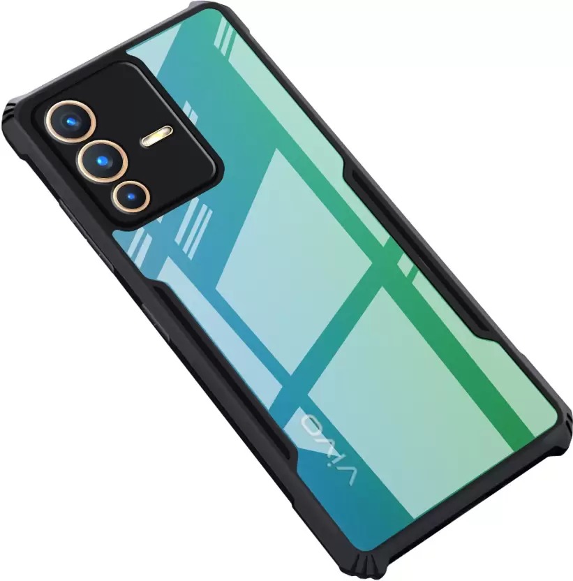 Picture of for Vivo V23 5G (Black, Dual ,)Back Cover