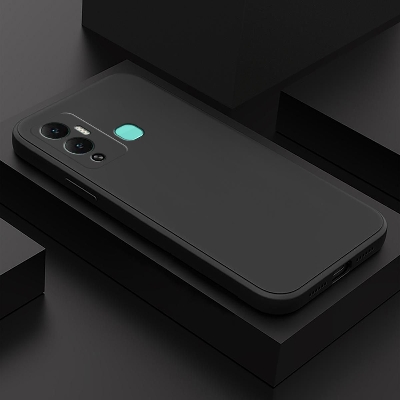 Picture of For Infinix Hot 12 Play Liquid Silicone Soft Gel Shockproof Cover