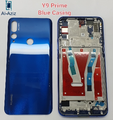 Picture of Huawei y9 prime 2019 সম্পূর্ণ হাউজিং অরিজিনাল কেসিং বডি ব্যাক গ্লাস মাঝারি lcd ফ্রেম রিয়ার ব্যাটারি ডোর কভার রিপ্লেসমেন্ট