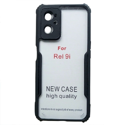 Picture of For Oppo Realme 9i - Transparent Silica Gel Matte ShockProof Slim Thin Back Cover Phone Case With Bumper