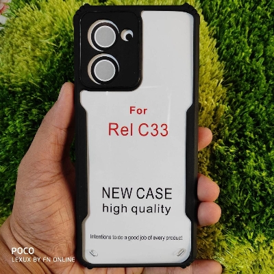 Picture of Premium Quality - Highlighting cutting-edge technology - For Realme C33 Shockproof Bumper Cover Back Part - Durable Choice - Express Your True self