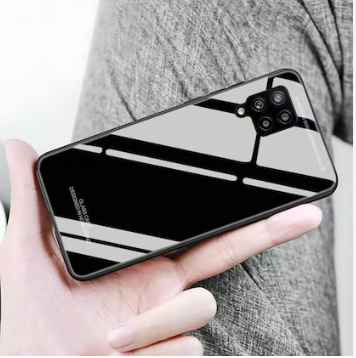 Picture of For Samsung Galaxy M33 5G case Glass silicon Full Protection Tempered Glass Phone