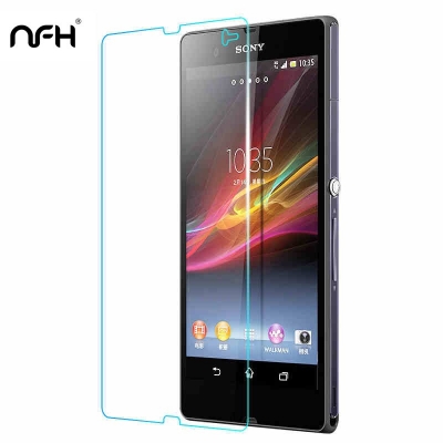 Picture of For Sony Xperia Z....3mm screen protector 9H Hard 2.5D Arc Edge Round Border Screen Protector with Clean Tools