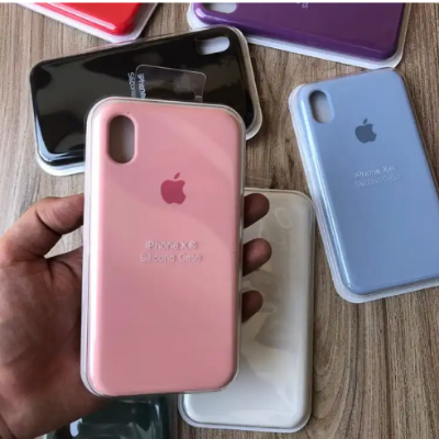 Picture of For Iphone X / Xs (5.8) Colorful Rainbow Silicone Logo Case Cover/ Back Cover For Iphone X / Xs (5.8) - Phone Back Cover - Phone - Phone - Phone Back Cover