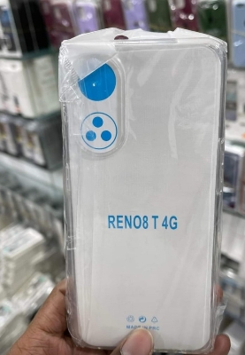 Picture of For Reno 8T 4G Case Slim Fit Soft Clear TPU Shockproof Shell Protective Cover For Reno 8T 4G Case Transparent - Phone - Camera