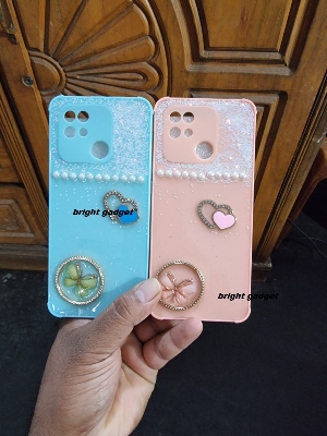 Picture of For Redmi 10c 3D Flexible Pc Butterfly Fashionable Ladies back Cover with camera protection - Phone