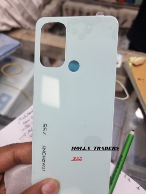 Picture of Replacement Backshell Glass Panel for Symphony Z55 Battery Back Door Housing