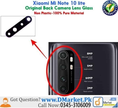 Picture of For Xiaomi Mi Note 10 Lite camera main glass Rear Facing Camera Glass Lens Replacement