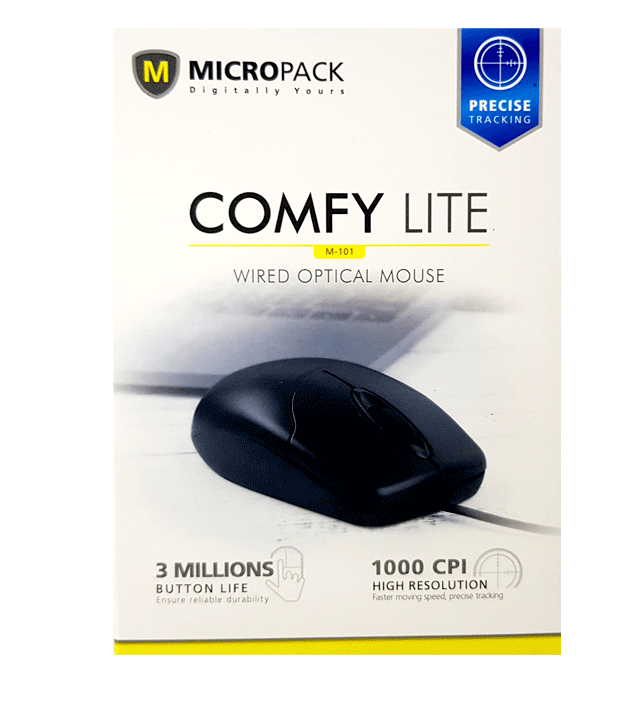 Picture of Original Micropack M101 Black Optical USB Mouse