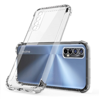 Picture of Realme 7 / Narzo 20 Pro / Narzo 30 4G Camera Protection Premium Silicone Case Crystal Clear Soft TPU Ultra-Thin Transparent Flexible Protective Mobile Phone Back Cover