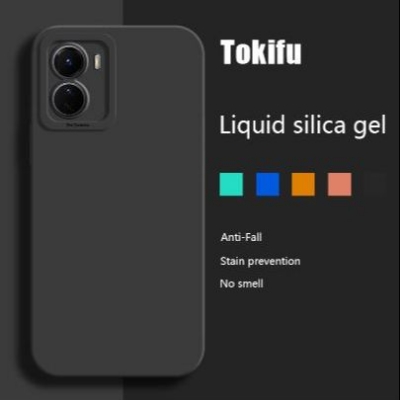 Picture of Vivo Y16 Back Cover Full Camera Protactor Liquit Silicone Cases