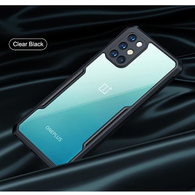 Picture of For OnePlus 9R (1+9R)Cushion Back Clear Transparent Hard Cover Casing