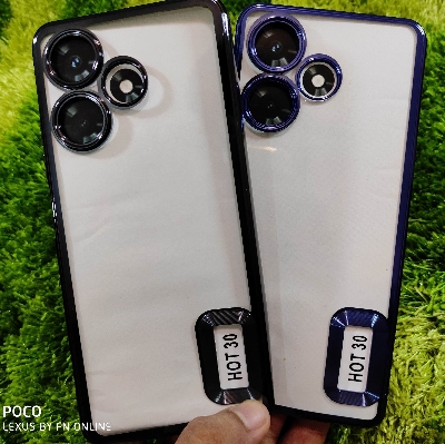 Picture of For Infinix Hot 30, Transparent One Part Back Cover