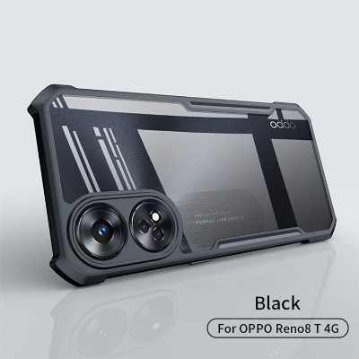 Picture of For Oppo Reno 8T 4G Shockproof TPU Bumper Clear Acrylic Mobile Phone Case For Oppo Reno 8T 4G Back Cover