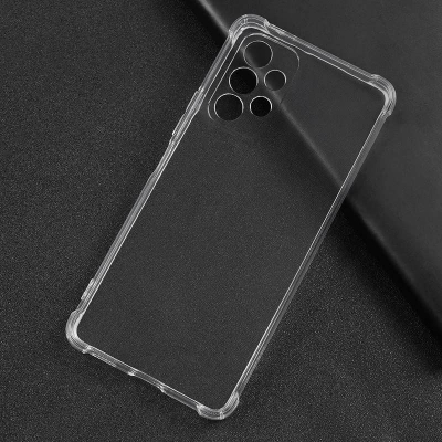 Picture of For Samsung Galaxy A13 4G Edge-Reinforced Shockproof Cushion Back Clear Hybrid Transparent Sof Silicon Cover Casing