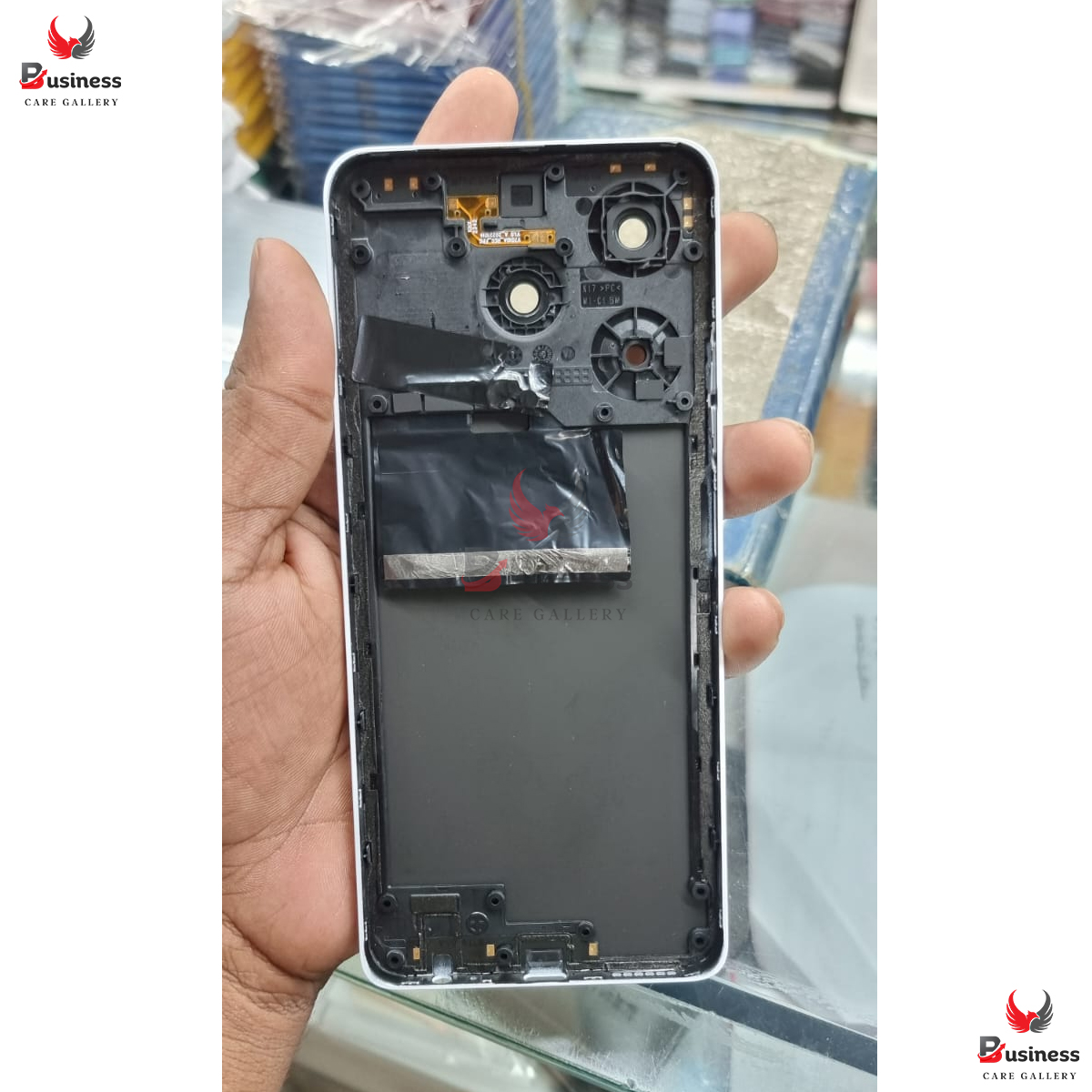 Picture of Replacement Backshell Housing for Tecno Spark 10 pro backsell+middle fram  Battery Back Door